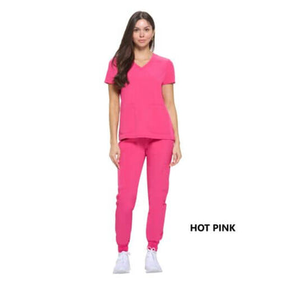 WOMEN’S ESSENTIAL COOL STRETCH JOGGER SCRUB SET (STYLE# 8533)