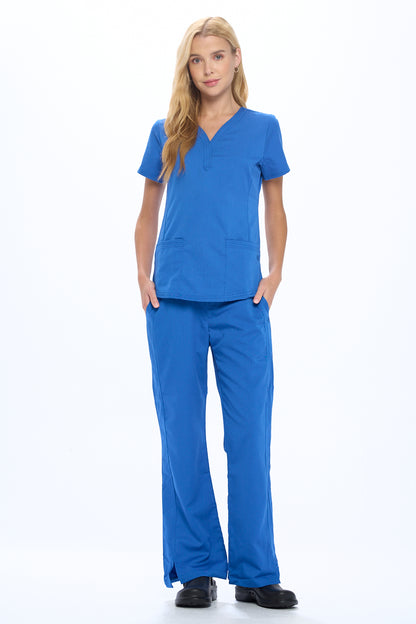 ULTRASOFT STRETCH DROP NECK 2 POCKET SCRUB SET (STYLE# 8200-9200)