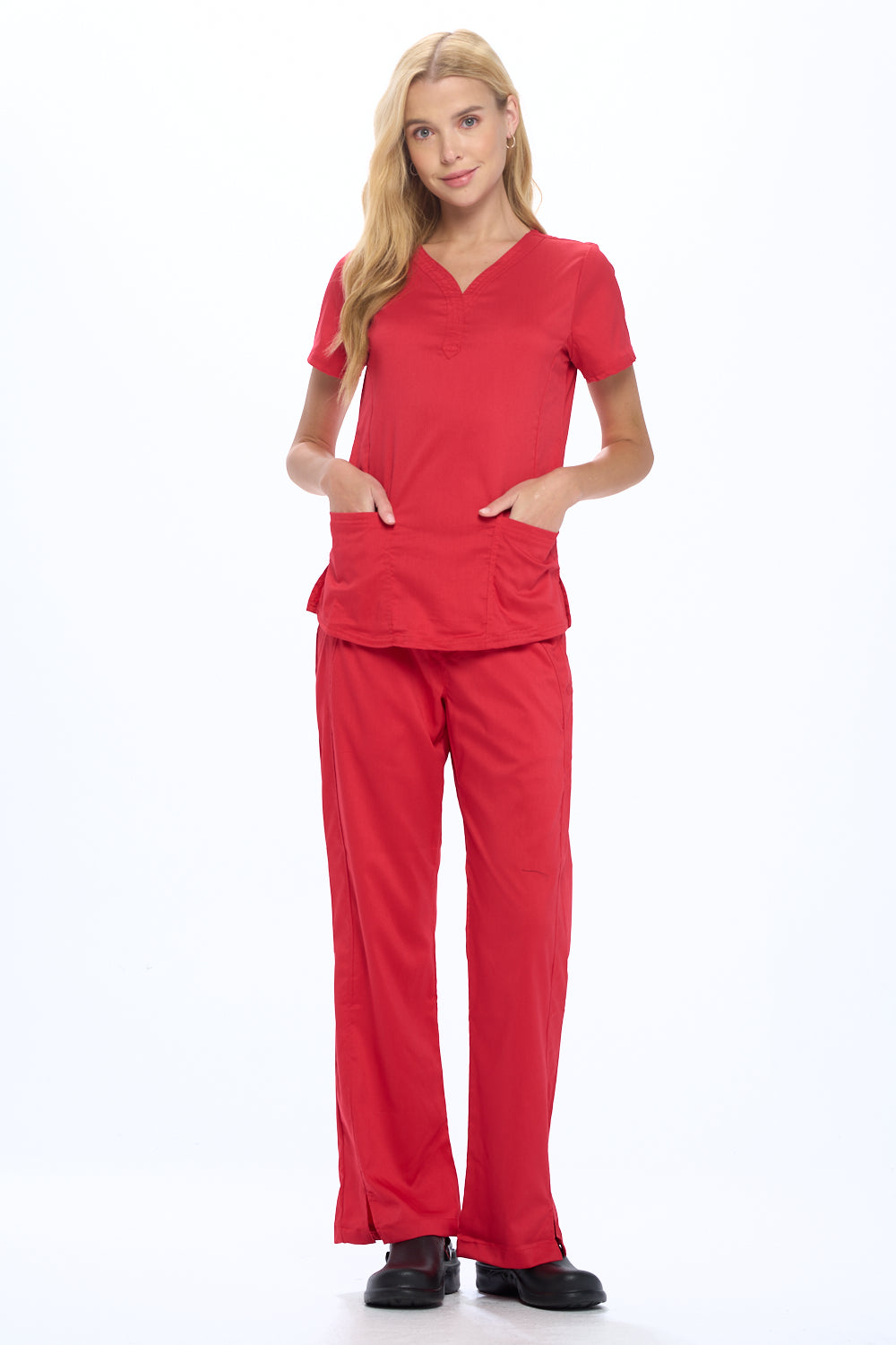 ULTRASOFT STRETCH DROP NECK 2 POCKET SCRUB SET (STYLE# 8200-9200)