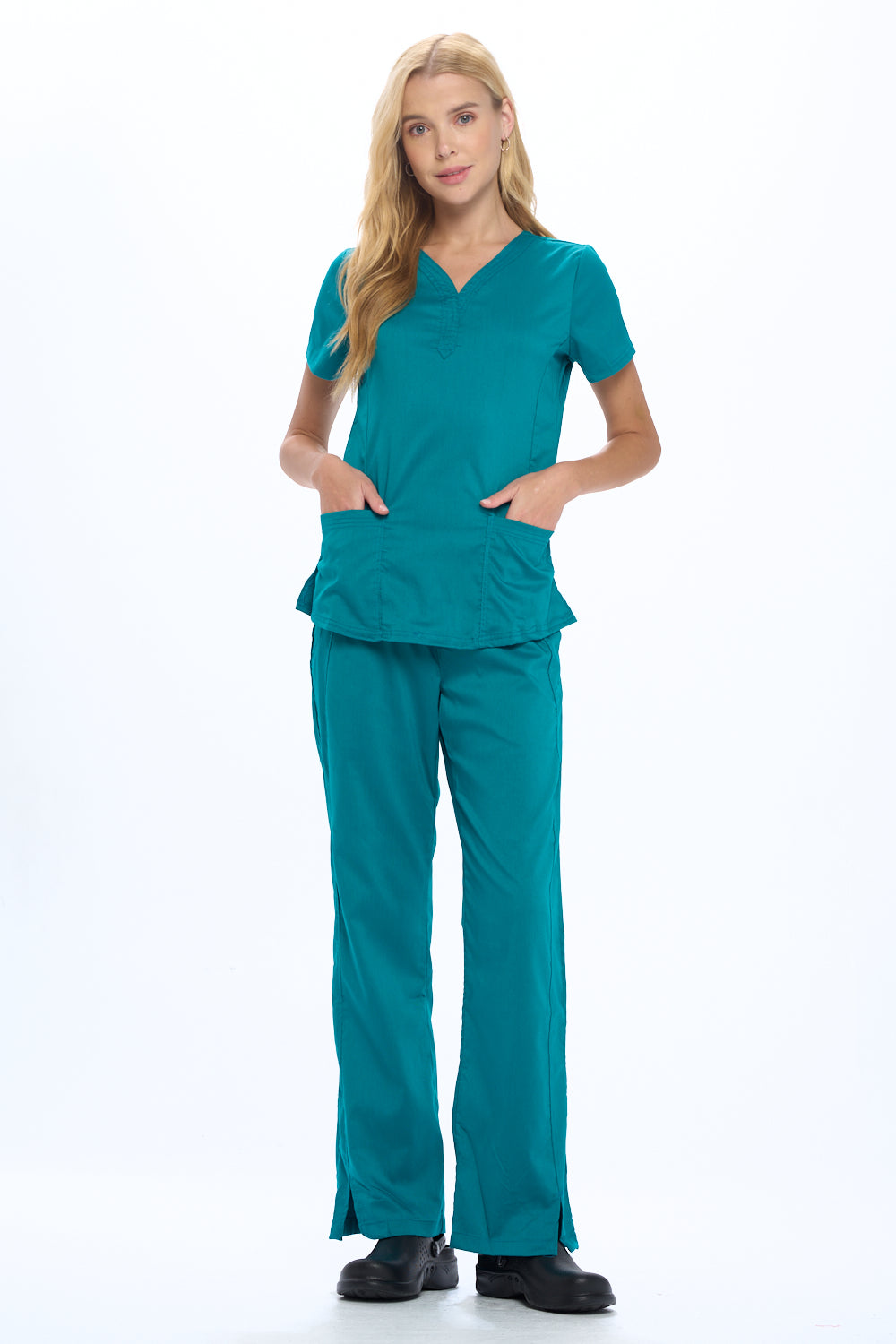 ULTRASOFT STRETCH DROP NECK 2 POCKET SCRUB SET (STYLE# 8200-9200)