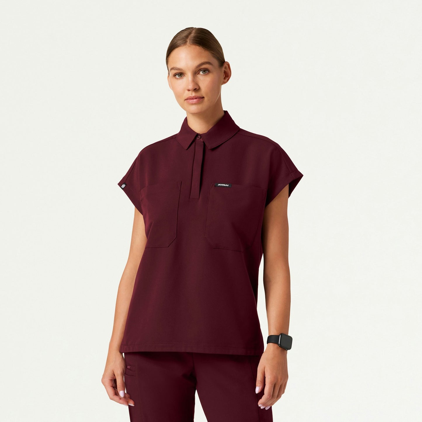 Acta 2-Pocket Oversize Scrub Top