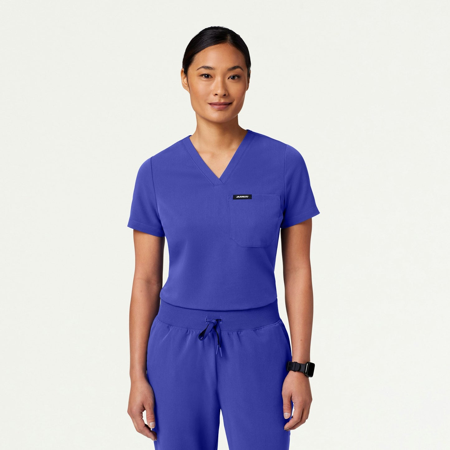 Rhena 1-Pocket Slim Scrub Top